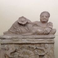 Alabaster urn 