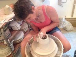 Throwing on the Potter's wheel