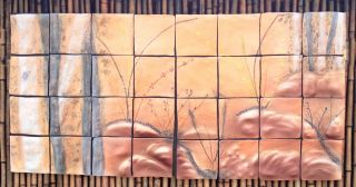 Quaking Aspen:  Ceramic Tile Wall Art