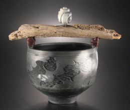 Prayer Bowl w/White Finial